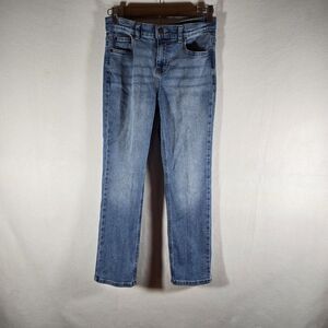 Wonder Nation Jeans Boys Youth Size 12 Straight Leg Med Wash Adjustable Waist